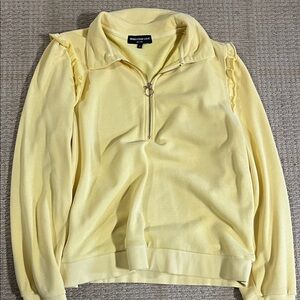 Generation love ruffle yellow 3/4 zip